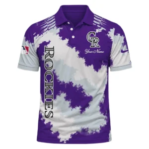 Colorado Rockies Polo Shirt Personalize Name New Limited