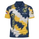 Milwaukee Brewers Polo Shirt Personalize Name New Limited
