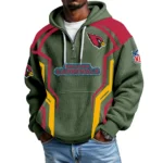 Arizona Cardinals Men's Waffle Knit Hoodie Quarter Zip 2026 Limited