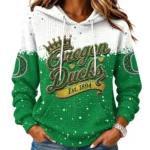 Oregon Ducks Women’s Waffle Pullover Hoodie 2026 Limited