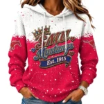 SMU Mustangs Women’s Waffle Pullover Hoodie 2026 Limited