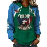 Tulane Green Wave x Freedom American Women’s Waffle Pullover Hoodie 2026 Limited