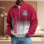 Arizona Wildcats Full Zip Hoodies 2027 Men Waffle Knit Long Sleeve Sweatshirt