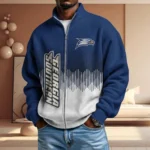 Georgia Southern Eagles Full Zip Hoodies 2027 Men Waffle Knit Long Sleeve Sweatshirt