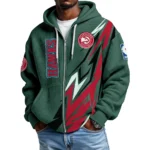 Atlanta Hawks Full-Zip Hooded Sweatshirt Waffle Knit 2027