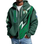Boston Celtics Full-Zip Hooded Sweatshirt Waffle Knit 2027
