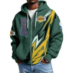 Los Angeles Lakers Full-Zip Hooded Sweatshirt Waffle Knit 2027