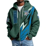 Oklahoma City Thunder Full-Zip Hooded Sweatshirt Waffle Knit 2027