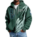 San Antonio Spurs Full-Zip Hooded Sweatshirt Waffle Knit 2027