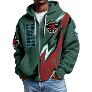 Toronto Raptors Full-Zip Hooded Sweatshirt Waffle Knit 2027