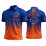 Boise State Broncos Polo Shirt Bottom Slit Button-up Shirts 2027 Limited