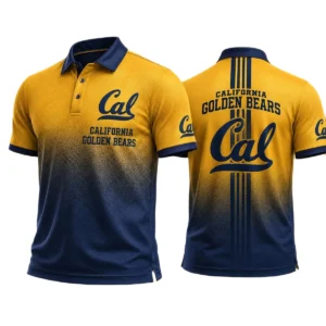 California Golden Bears Polo Shirt Bottom Slit Button-up Shirts 2027 Limited