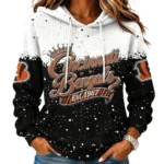 Cincinnati Bengals Women’s Waffle Pullover Hoodie New 2026 Limited