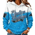 Carolina Panthers Women’s Waffle Pullover Hoodie New 2026 Limited