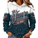 Houston Texans Women’s Waffle Pullover Hoodie New 2026 Limited