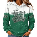 New York Jets Women’s Waffle Pullover Hoodie New 2026 Limited