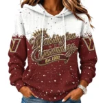 Washington Commanders Women’s Waffle Pullover Hoodie New 2026 Limited