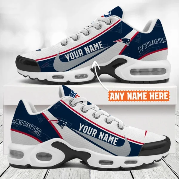 New England Patriots Air Max Plus Shoes Sneaker Limited For Men Women Personalize Name