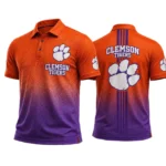 Clemson Tigers Polo Shirt Bottom Slit Button-up Shirts 2027 Limited