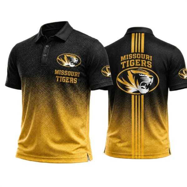Missouri Tigers Polo Shirt Bottom Slit Button-up Shirts 2027 Limited