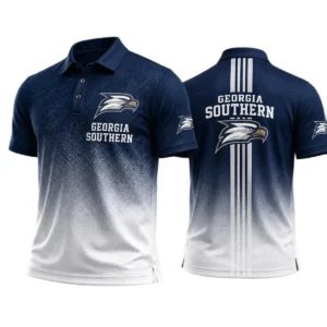 Georgia Southern Eagles Polo Shirt Bottom Slit Button-up Shirts 2027 Limited
