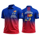 Kansas Jayhawks Polo Shirt Bottom Slit Button-up Shirts 2027 Limited