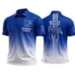 Memphis Tigers Polo Shirt Bottom Slit Button-up Shirts 2027 Limited