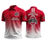 Ohio State Buckeyes Polo Shirt Bottom Slit Button-up Shirts 2027 Limited