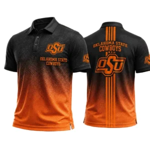 Oklahoma State Cowboys Polo Shirt Bottom Slit Button-up Shirts 2027 Limited