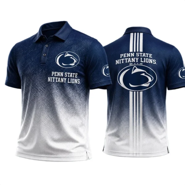 Penn State Nittany Lions Polo Shirt Bottom Slit Button-up Shirts 2027 Limited