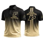 Purdue Boilermakers Polo Shirt Bottom Slit Button-up Shirts 2027 Limited