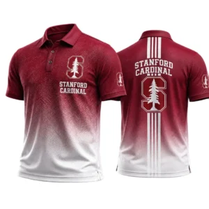 Stanford Cardinal Polo Shirt Bottom Slit Button-up Shirts 2027 Limited