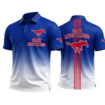 SMU Mustangs Polo Shirt Bottom Slit Button-up Shirts 2027 Limited