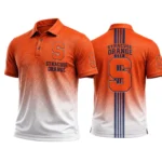 Syracuse Orange Polo Shirt Bottom Slit Button-up Shirts 2027 Limited
