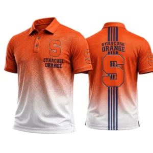 Syracuse Orange Polo Shirt Bottom Slit Button-up Shirts 2027 Limited
