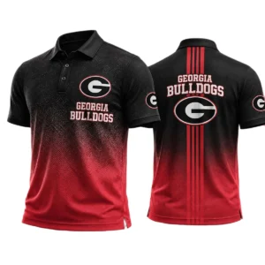 Georgia Bulldogs Polo Shirt Bottom Slit Button-up Shirts 2027 Limited