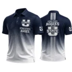 Utah State Aggies Polo Shirt Bottom Slit Button-up Shirts 2027 Limited