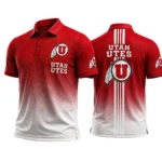 Utah Utes Polo Shirt Bottom Slit Button-up Shirts 2027 Limited