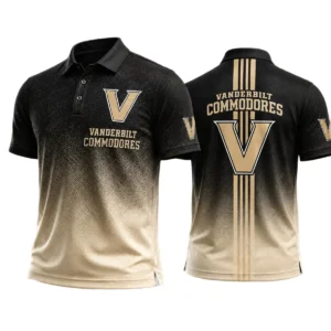 Vanderbilt Commodores Polo Shirt Bottom Slit Button-up Shirts 2027 Limited