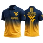 West Virginia Mountaineers Polo Shirt Bottom Slit Button-up Shirts 2027 Limited