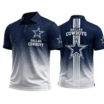 Dallas Cowboys Men’s Button Short Sleeve Polo Bottom Slit New 2026 Limited