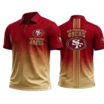 San Francisco 49ers Polo Bottom Slit Mens Button Short Sleeve 2027 Limited