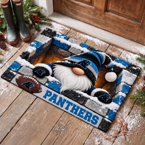 Carolina Panthers Premium Coir Door Mat Rubber Backed Gift For Christmas