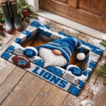Detroit Lions Premium Coir Door Mat Rubber Backed Gift For Christmas