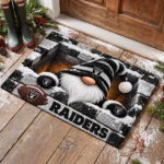 Las Vegas Raiders Premium Coir Door Mat Rubber Backed Gift For Christmas