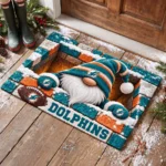 Miami Dolphins Premium Rectangle Area Velvet Rug Gift For Christmas