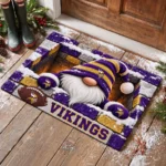 Minnesota Vikings Premium Coir Door Mat Rubber Backed Gift For Christmas