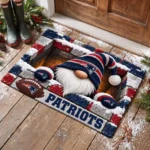 New England Patriots Premium Coir Door Mat Rubber Backed Gift For Christmas