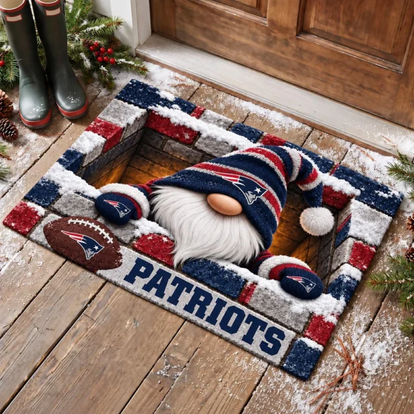 New England Patriots Premium Coir Door Mat Rubber Backed Gift For Christmas
