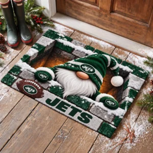 New York Jets Premium Rubber Backed Coir Doormat Gift For Christmas